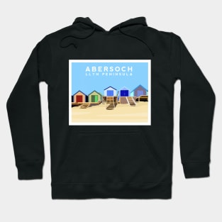 Abersoch Beach Huts - Llyn Peninsula - North Wales Hoodie